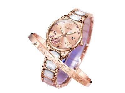 OLEVS Women's Watch Cute Popular Waterproof Luminous W/ Bracelet GX-JP-L3605-MF