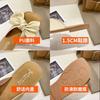 Bow Maternity Slippers Women's Summer Wear Flat Bottom Fashionable Versatile Word Soft Bottom Comfortable Non-slip Cool Slippers