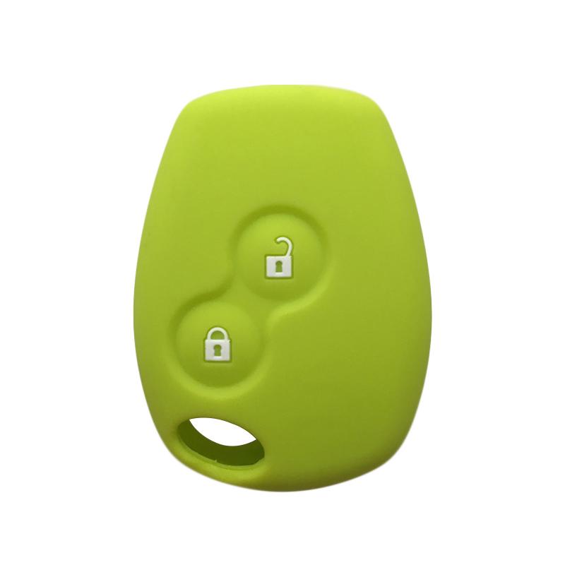 For Renault Twingo Silicone Key Cover for Renault Kangoo 2 Button for Renault DACIA Sandero Duster Megane Modus Key Cover Cap