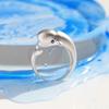 Adjustable Open Ring With Dolphin Whale Design Copper Jewelry Women Men Vintage Style Statement