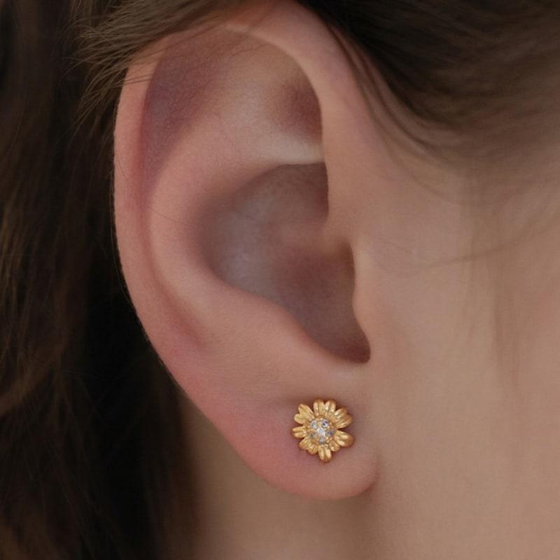 TATIANA (925 Silver) Daisy Dazzle Earrings EC3198