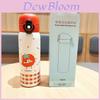 Cartoon Double Drink Cup With Straw And Bouncing Lid For Kids And Students