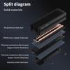 Ssd-V3 2280 M.2 Dual Heat Pipe Solid State Drive Nvme Grille-Type All-Aluminum Vest High-Efficiency Heat Sink Gaming Accessories