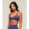 Gymshark Cotton Racerback Sports Bra Weighted Purple B3b3c Pb7p