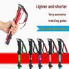 Ultralight Folding Aluminum Trekking Poles - Multifunctional Hiking & Climbing Equipment for Men & Women