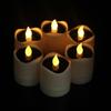 6pcs Simulation Flameless LED Candle  Lamp Waterproof Landscape Candle Lights  Garden Decoration