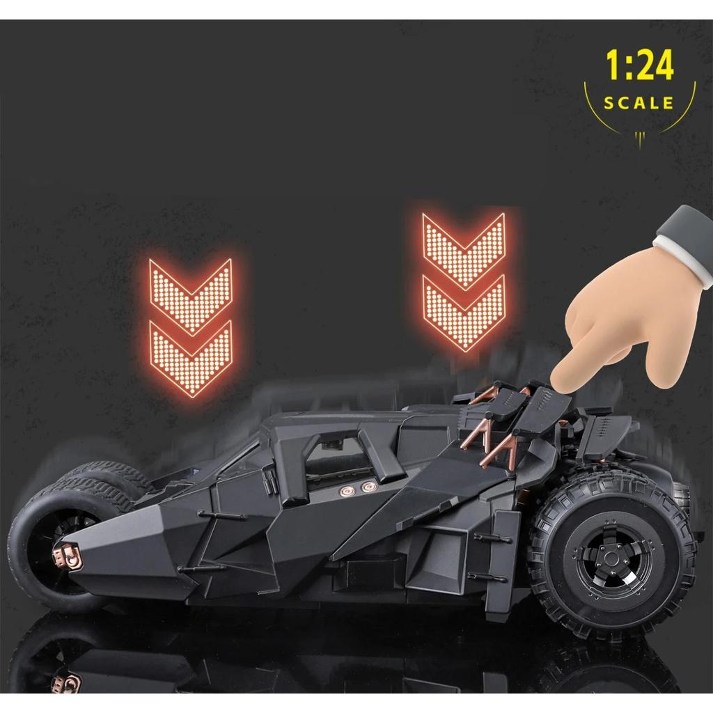 1/24 BAT Batmobile Tumbler Alloy Car Diecasts & Toy Vehicles Car Model Miniature Scale Model Car Toys for Children