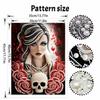 Halloween Pearl Painting Set Elegant Rose Woman 5D DIY Pearl Art Home Bedroom Wall Decor Handmade Gift Creative Craft Mural