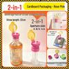 Child-Safe Universal Straw Adapter for Beverage Bottles