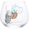 And Animated Scene Taffy Wobbly Tumbler 9cm Diameter X 8cm Tom and Jerry Pink Made In San4512 "Tom Jerry" Glass, Approx. 290ml, Approx. Height,