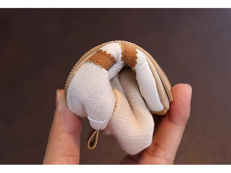 Buty dziecięce z miękką podeszwą: Antypoślizgowe obuwie na pierwsze kroki dla chłopców i dziewczynek 0-12 miesięcy