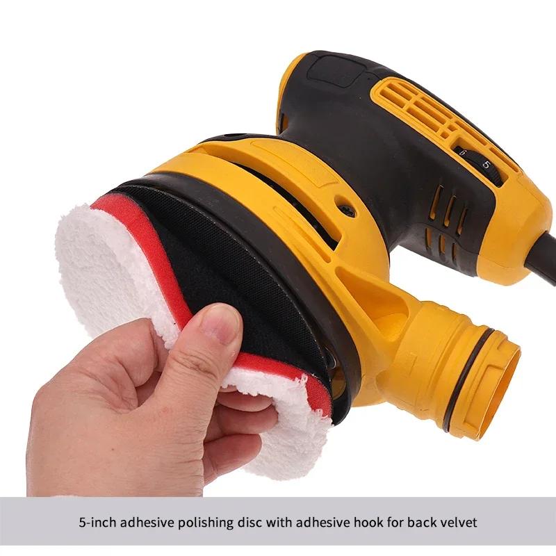 3/5pcs 5-Inch Microfiber Cutting Pads with Hook & Loop Backing - Ultra-Soft Polishing Pads for Car Detailing Waxing and Buffing