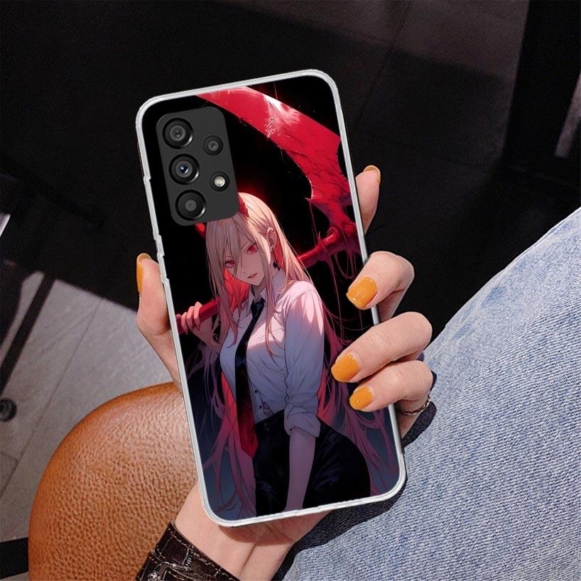 C-Chainsaw Mans Power Phone Case For Samsung Galaxy A52 A32 A22 A12 A51 A31 A50S A30S A20S A10S Note 20 Ultra 10 Plus S10 A72 A7