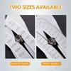 Portable Bolt Size Finder Keychain Nut Bolt Gauge Tool Stainless Steel Head Size Catcher for Mechanics DIY and Industrial Use