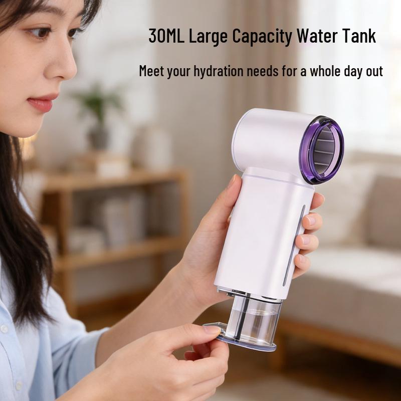 Rechargeable Outdoor Mini Spray Turbo Fan - Powerful Handheld Camping Fan 2026 Model, Bestseller. 147*64*44 mm