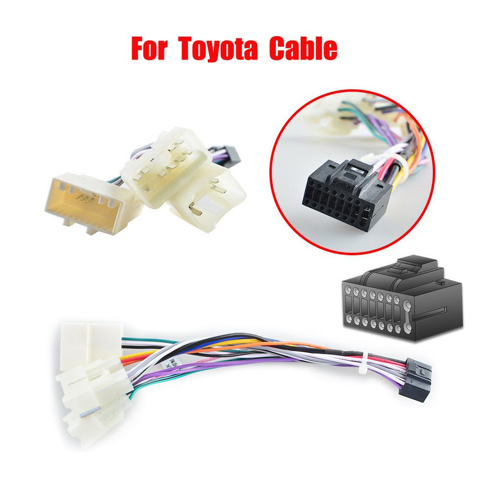 Universal Android Car Radio Wire Harness Power Cord for KIA Nissan Toyota SUZUKI Mitsubishi HONDA Ford Peugeot 2008