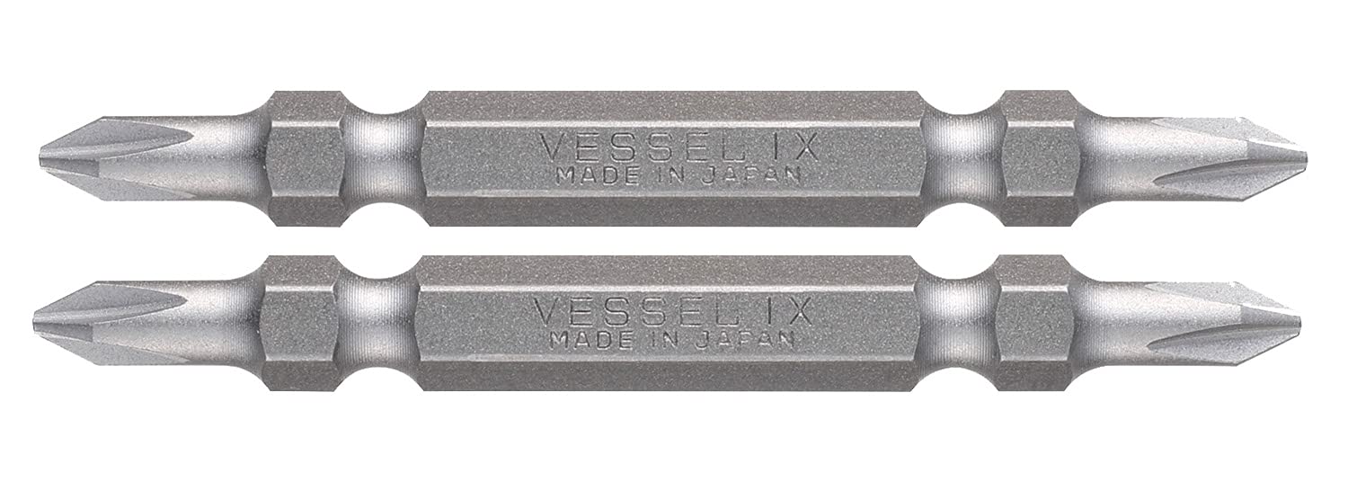 

VESSEL DS141065 40V Compatible Problem Solving Bit Easy to See Double Ended Bit x 65 Set of 2 +1