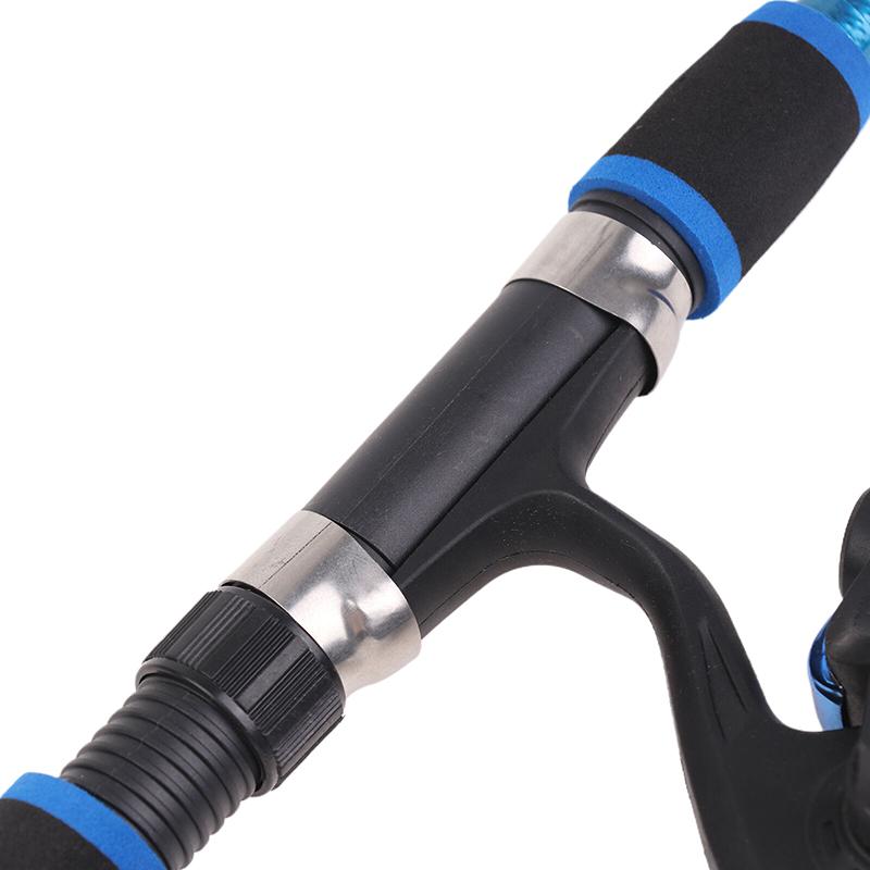 1.8M Telescopic Fishing Rod Spinning Fishing Reel Set Portable Seaing Pole Throwing Rod Remote Throw Rods Fiberglass Gear