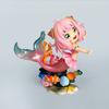 Mermaid Anya Forger Gk Anime Figure Cute Prize Model Desktop Ornament Doll Computer Case Decoration Collectible Trendy Toy Gifts