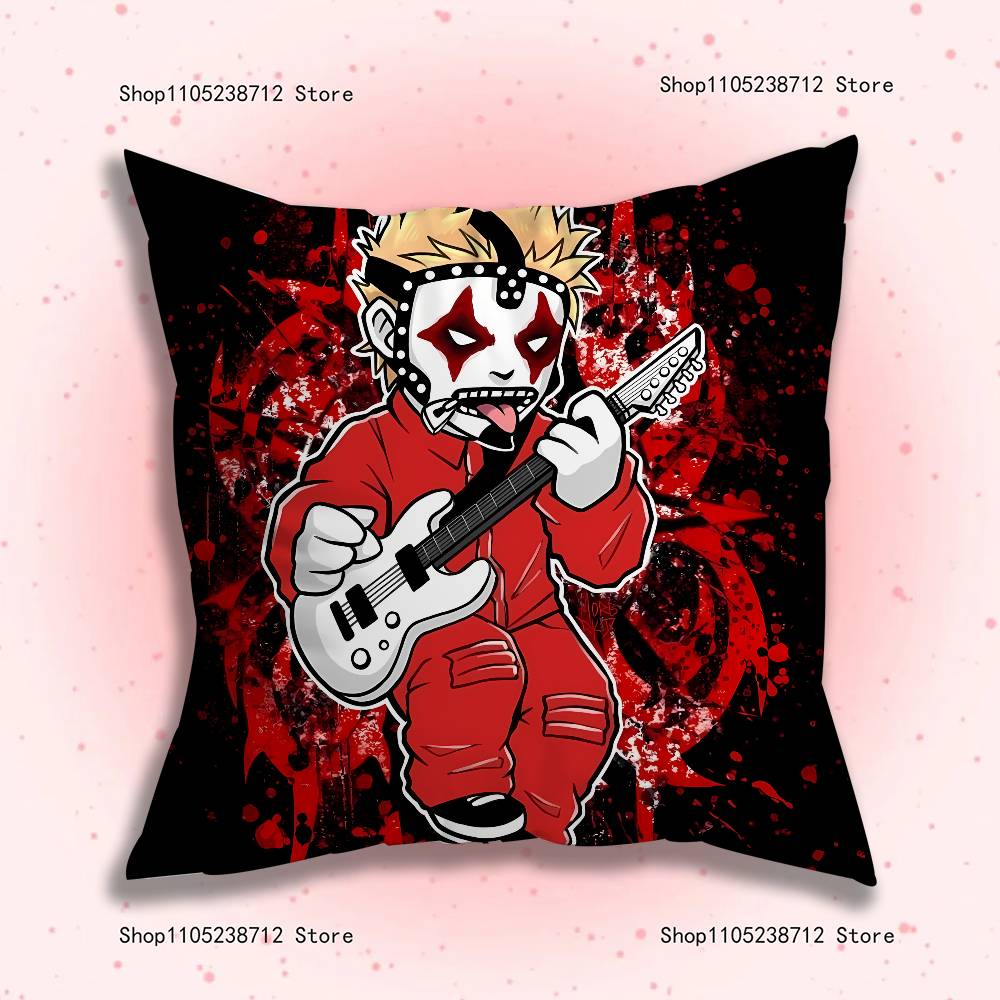 Band Cool S-Slipknot Pillowcase Pillowslip Cushion Plush Boys Girls Cartoon Anime Kawaii Decoration Kids Birthday Cute Gifts