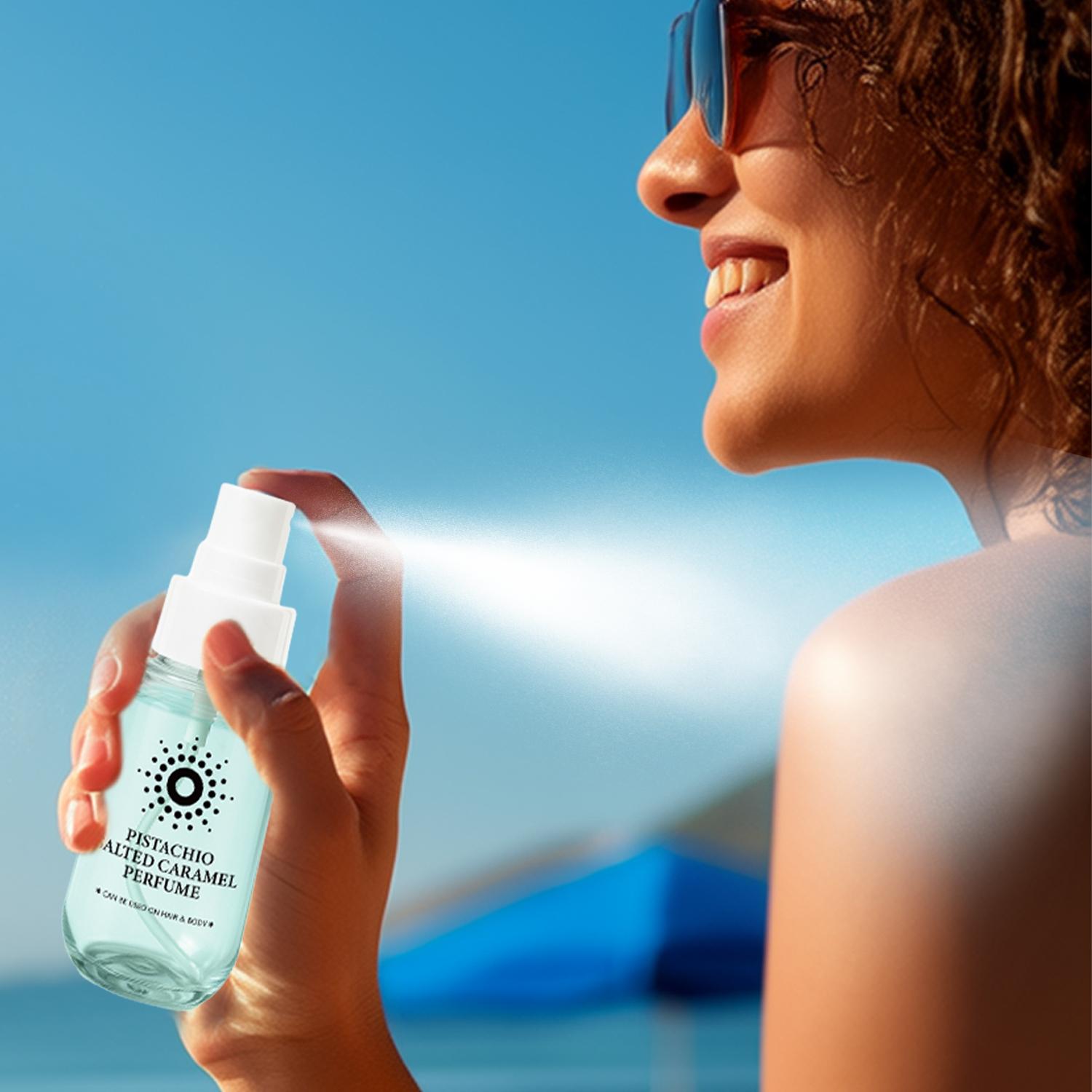 

ДУХИ ПИСТАШКОВАЯ СОЛЕНАЯ КАРАМЕЛЬ-Излучают летний аромат с Писташковой Соленой Карамелью-МОЖНО ИСПОЛЬЗОВАТЬ НА ВОЛОСАХ И ТЕЛЕ