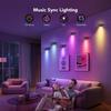 Smart Eave Lights Permanent Outdoor Lights IP67 Waterproof DIY Color String Lights App Remote Music Sync for Home Holiday Decor