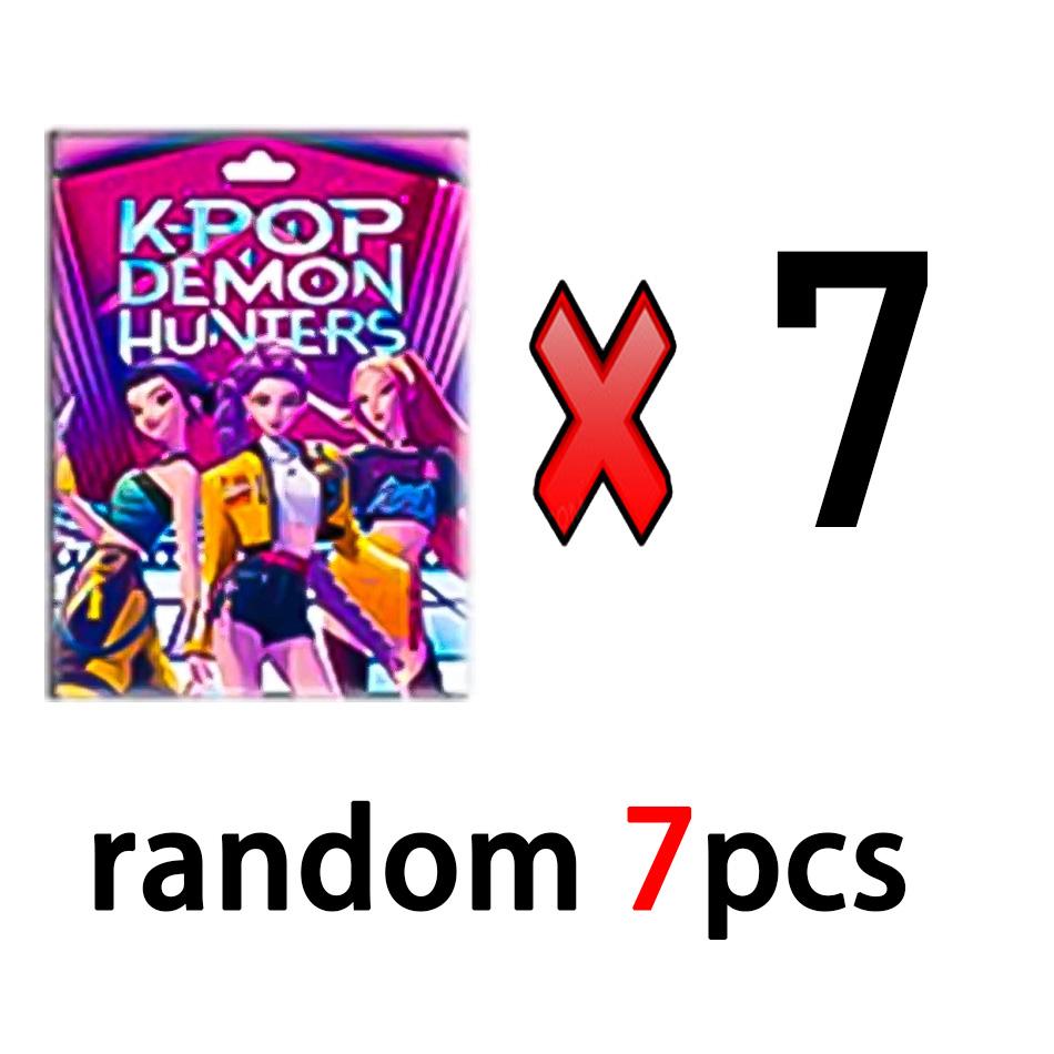 Kpop Demon Hunters Blind Box Figure Toy Set, Collectible, Derpy Tiger, Rumi, Mira, Zoey, Christmas Dolls for Fans, 1-24Pcs