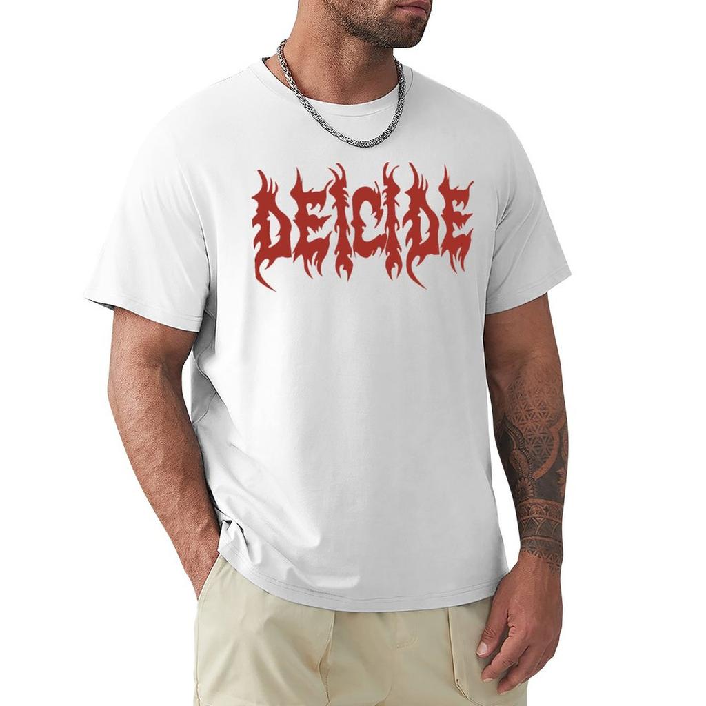 Men's t-shirts brand summer  tshirt Deicide T-Shirt summer tops hippie clothes summer clothes custom t shirt Men's clothing