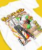 Chainsaw Man Denji "Diabeł Piła" Kolaż Paneli z Mangą Vintage Biała Koszulka Oversize | Koszulka Streetwear Unisex dla Fanów Anime Shonen
