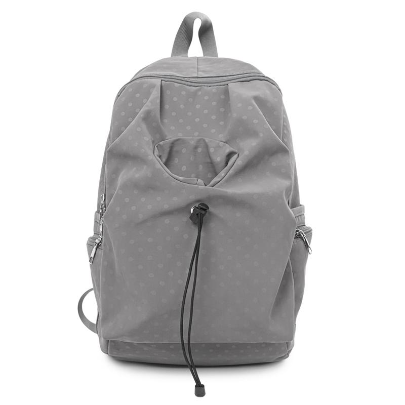 Cute Polka Dot Backpack – Fashionable & Functional School Bag for Men & Women – Perfect for Daily Use