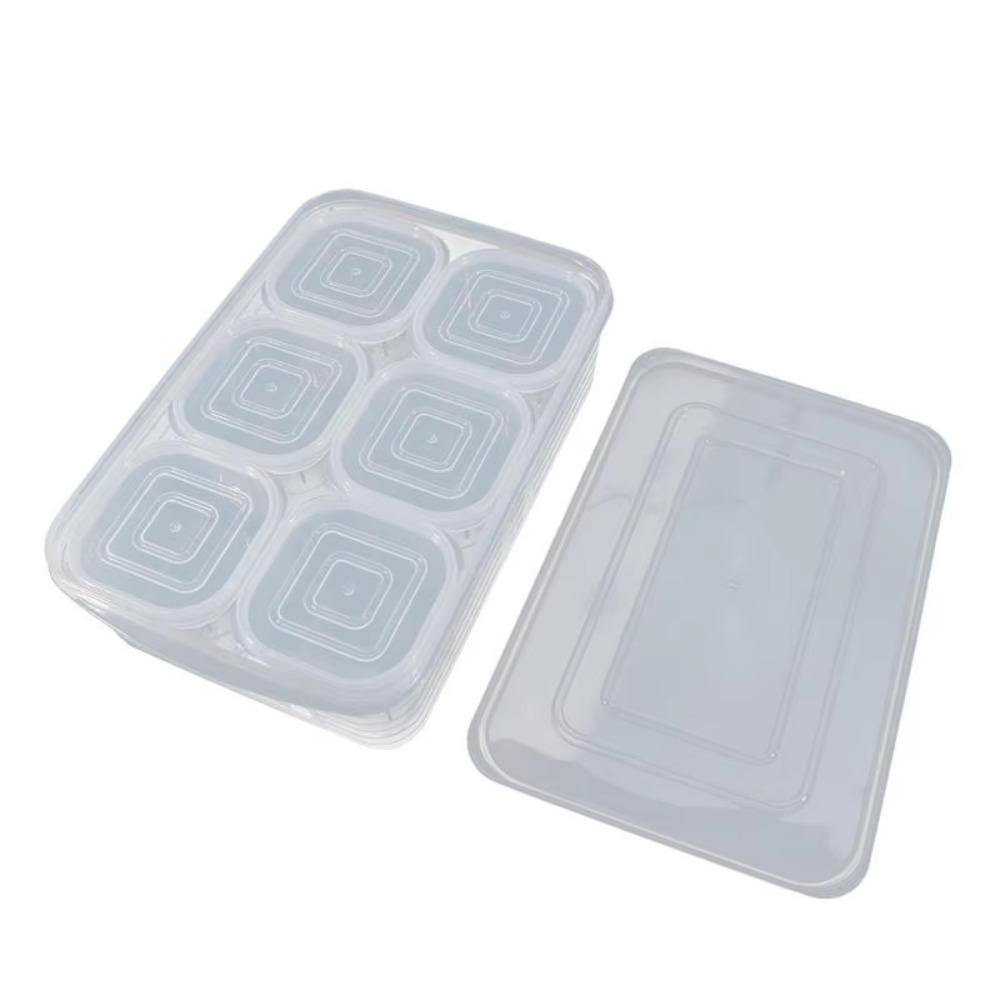 Divided Fresh-keeping Box Sealed Frozen Soup Box Portable Refrigerator Storage Box  Snack