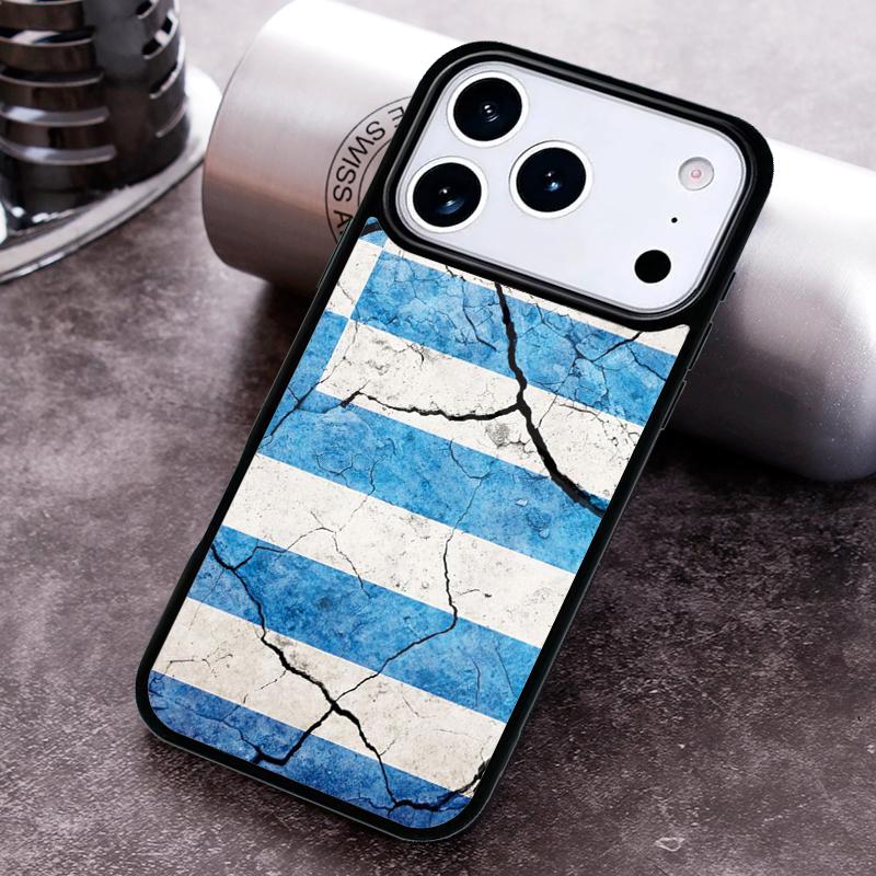 Greek Greece Flag Phone Case for iPhone 17 16 15 Pro Max Air 14 13 12 11 Plus Shockproof Cover