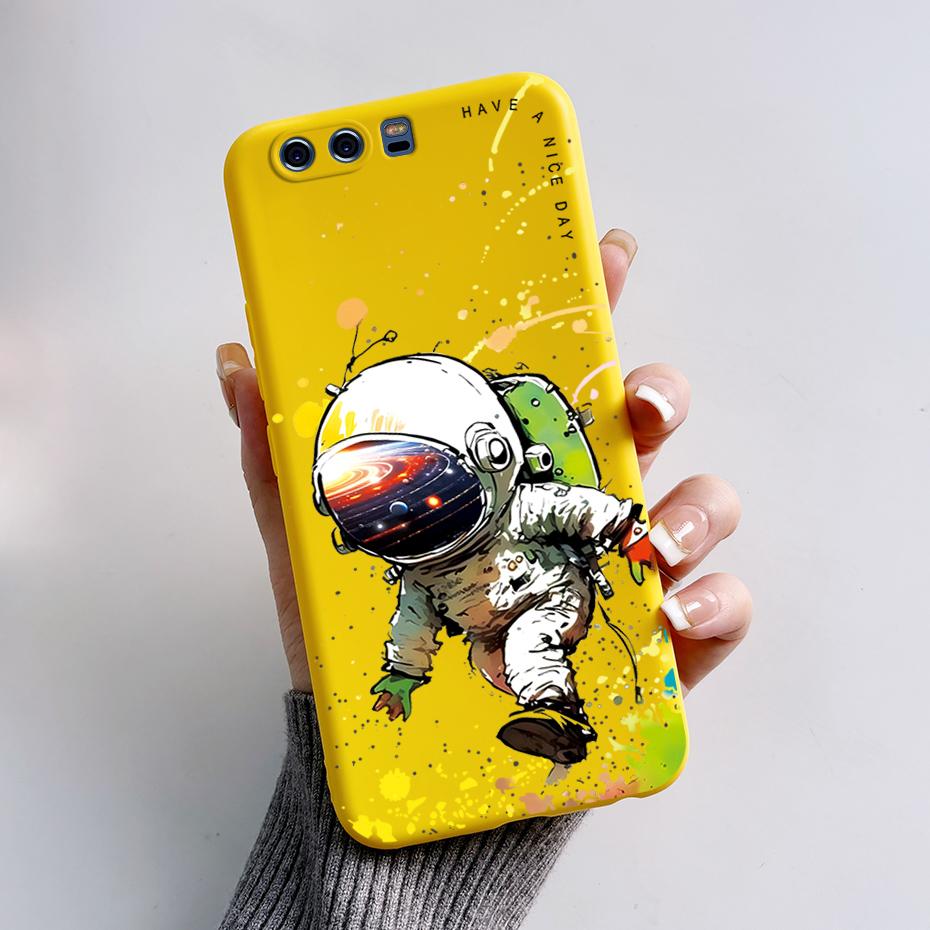 Silicone Back Cover for Huawei P10 Plus Soft Cute Rabbit Panda TPU Bumper Protective Phone Case HuaweiP10 P10Plus Fundas Housing