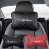 Car Seat Headrest Auto Logo Neck Pillow For Alfa Romeo STELVIO Giulia 159 Giulietta 147 Mito 156 MTO Sportiva Car Accessories