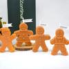 Large Christmas Doll Silicone Candle Mold 3d Gingerbread Man Handmade Gypsum Soap Resin Crafts Molds Home Decoration Gift