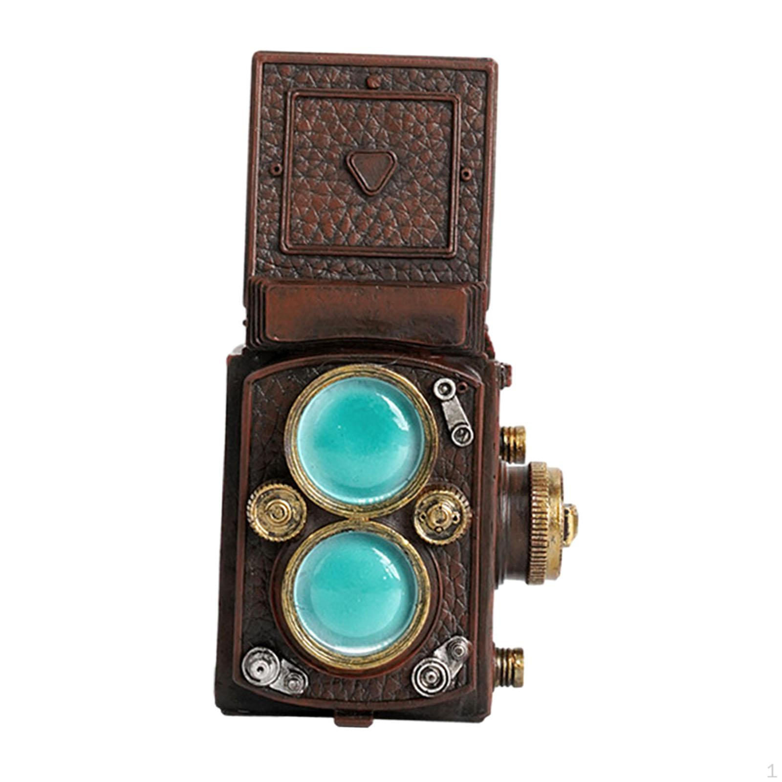 

Винтажная скульптура, домашний акцент, классический дизайн Camera 7x6.5x13cm