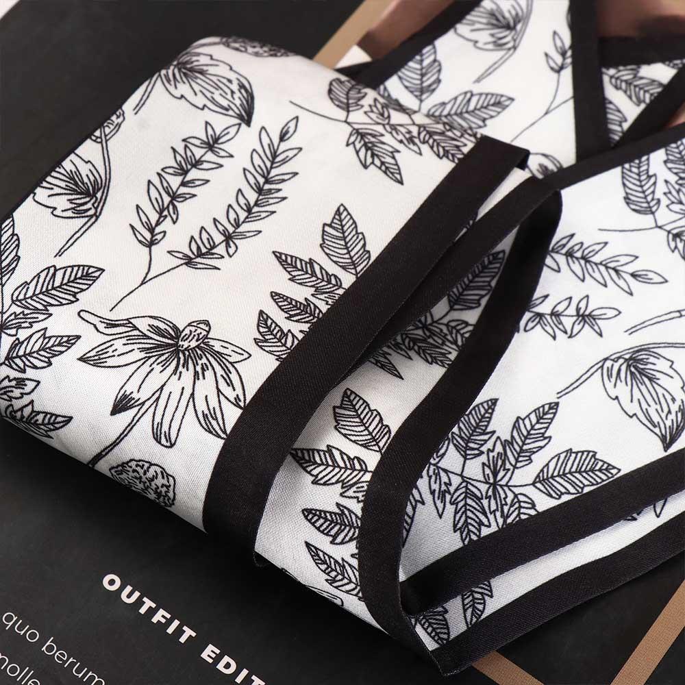 Headscarf Sweet Neck Scarf Hair Bands Satin Silk Scarf Flower Printed Scarf Women Hair Ribbon