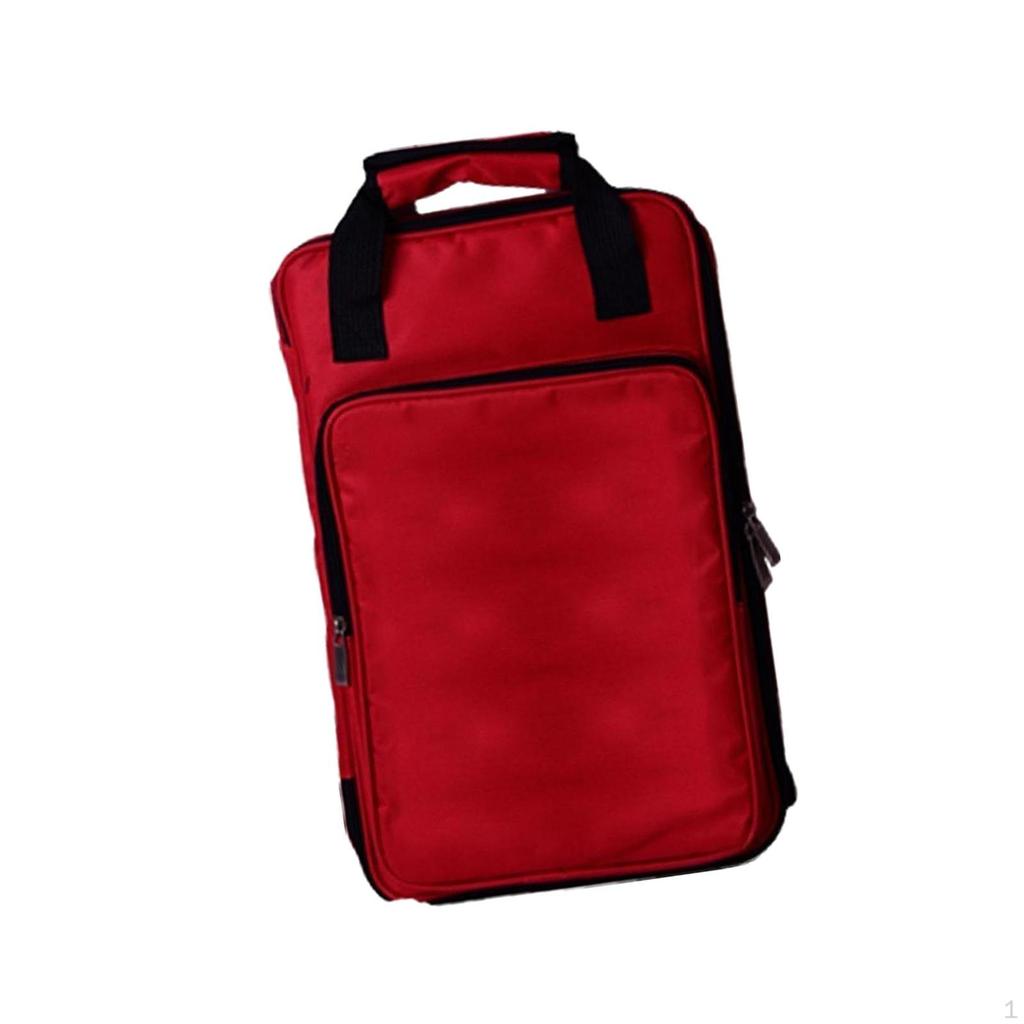 Drum Sticks Bag Drumstick Holder Portable with Handles Large Capacity Oxford Cloth