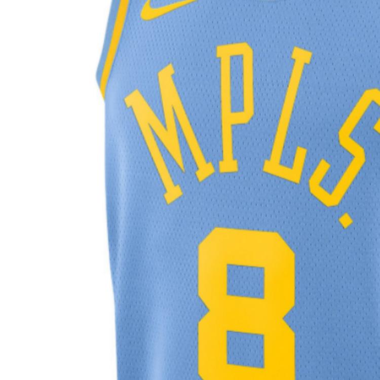 Nike Los Angeles Lakers Jersey Men Tops Blue AO2908-448