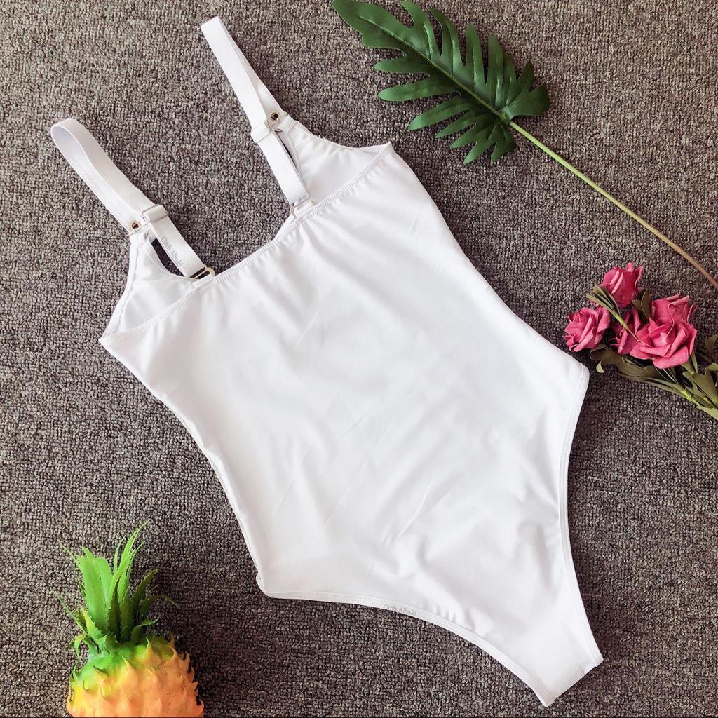 Cross-Border Polka Dot Mesh One-Piece Swimsuit with Back Strap - Bikini19C238