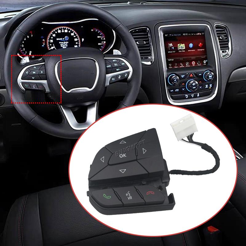 68321893AA Steering Wheel Switch Telephone Button For Jeep Grand Cherokee Dodge Durango 2014-2018