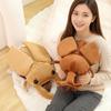 Stuffed Simulation Insect Unicorn Beetle Allomyrina Dicoma Wild Animal Doll And Backpack Plushie Double Shoulders Bag Gift
