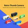 Portable X7 Thumb Camera Keychain Camera Retro Support Memory Card 1080p Very Small Camcorder Video Recorder Tools with Flash