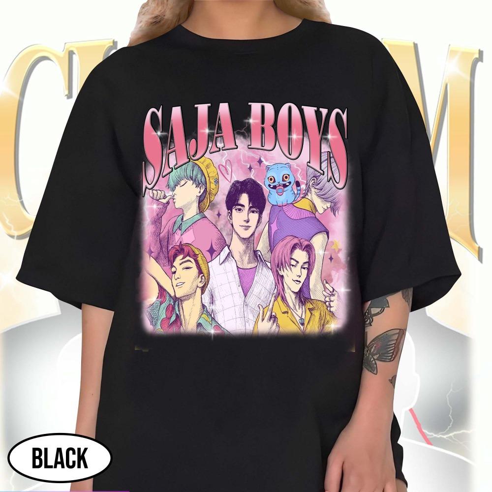 

Saja Boys Bootleg Shirts Kpop Demon Hunters Shirts Kpop Demon Inspired Shirts Saja Boys Fan Shirts Kpop Demon Hunters Merch XL