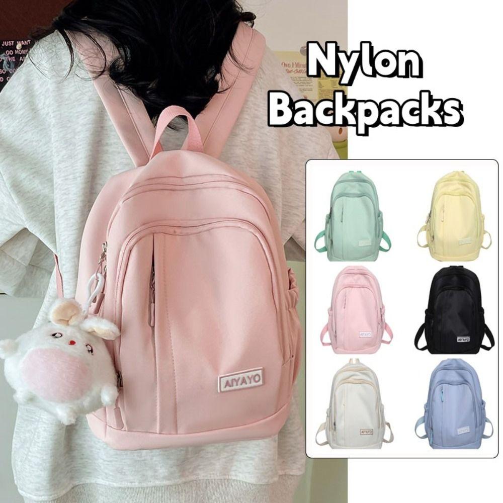 Large Capacity Girls Backpacks Multi Pockets Teenage Shoulder Bags Students School Bags  Girl