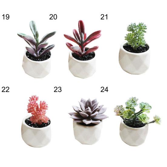 1 Adet Yapay Çiçek Etli Bitki Bonsai DIY Bahçe Ofis Ev Partisi Dekoru