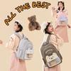 Schoolbag New Fashion Large Capacity Student Backpack High Value School Bag Travel Female Junior High School Student Lightweight Versatile Backpack