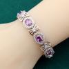 Classic Purple Zircon Encrusted Bracelet