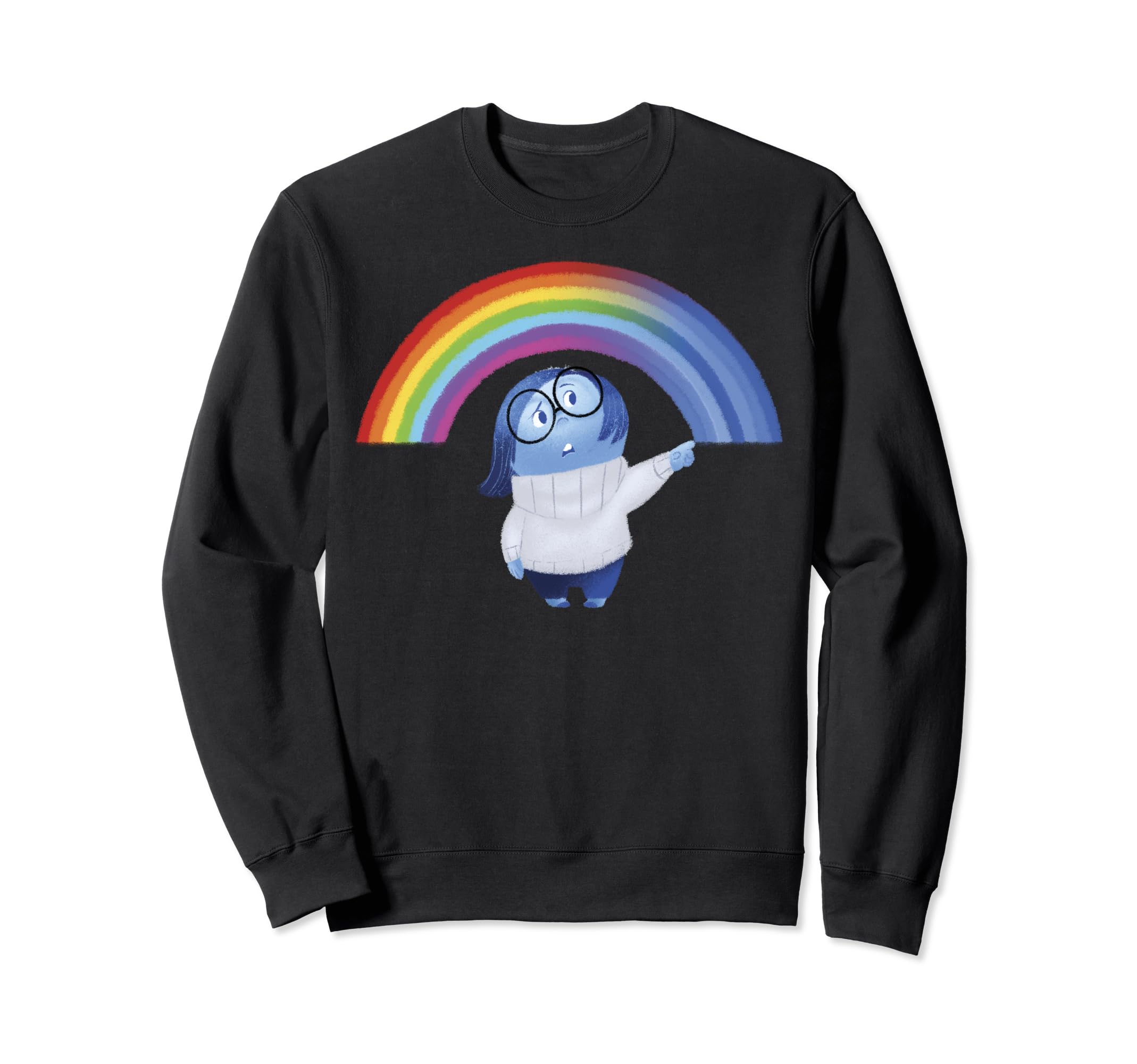 Disney Inside Out Sadness Rainbow Graphic Sweatshirt