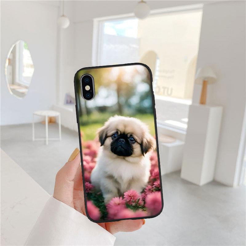 CJ90 Mops Hund Soft Shell Handyhülle für Xiaomi Poco C40 C50 C51 C55 C65 C71 C75 F3 F5 F6 F7 M2 M3 Pro Ultra
